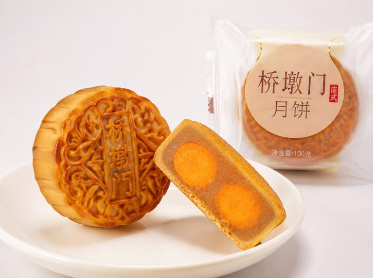 柯城区桥墩门少油少糖传统月饼
